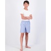 image:imageReal Essentials 3Pack Boys Swim Board Shorts Trunks with Drawstring Beach UPF Swimwear Surf Swimming Short for BoysSet 7