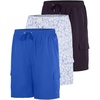 image:image3 Pack Boys Swim Trunks Board Shorts Cargo Pockets Bathing Suit Kids TeensSet 8