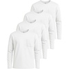 image:image4 Pack Boys Cotton Long Sleeve Shirts Crew Neck Tees Pocket Kids Teens TeeSet 5