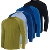 image:image4Pack Boys Long Sleeve Rash Guard Shirt Top Swim Shirts Boy Surf Sun Protection UPF BJJ Fishing Compression Swimwear Swimsuit Bathing Shirt Kids Clothes Swimming Summer Rashguard  Set 1 XS 45
