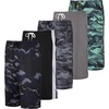 image:image5 Pack Boys Athletic Shorts Basketball Soccer Mesh Kids Teens Gym PocketsSet 2
