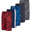 image:image5 Pack Boys Athletic Shorts Basketball Soccer Mesh Kids Teens Gym PocketsSet 5
