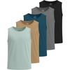image:image5 Pack Boys Athletic Tank Tops Sleeveless Undershirts Youth Teen MuscleSet 2