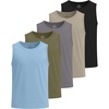 image:image5 Pack Boys Athletic Tank Tops Sleeveless Undershirts Youth Teen MuscleSet 7