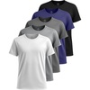 image:imageReal Essentials 5 Pack Boys Breeze Tech DryFit Short Sleeve Athletic T Shirt Active Workout Gym Kids YouthSet 2