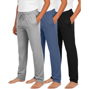 image:image3 Pack Boys Pajama Sweatpants Joggers Open Bottom Kids Teens PJs SweatsSet 8