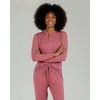 image:image2 Pack Womens Lounge Sets 2 Piece Hoodie Joggers Sweatsuit Matching OutfitHenley Set 5