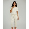 image:image2 Pack Womens Pajama Lounge Sets Capri Pants Short Sleeve Tops SleepwearSet 3
