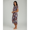 image:image2 Pack Womens Pajama Lounge Sets Capri Pants Short Sleeve Tops SleepwearSet 5