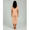 image:image2 Pack Womens Pajama Lounge Sets Capri Pants Short Sleeve Tops SleepwearSet 5