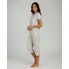 image:image2 Pack Womens Pajama Lounge Sets Capri Pants Short Sleeve Tops SleepwearSet 6