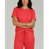 image:image2 Pack Womens Pajama Lounge Sets Capri Pants Short Sleeve Tops SleepwearSet 7