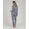 image:image2 Pack Womens Pajama Sets 2 Piece Button Down Long Sleeve Top Pants PJsLong Sleeve  Set 1