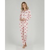 image:image2 Pack Womens Pajama Sets 2 Piece Button Down Long Sleeve Top Pants PJsLong Sleeve  Set 10