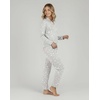 image:image2 Pack Womens Pajama Sets 2 Piece Button Down Long Sleeve Top Pants PJsLong Sleeve  Set 7