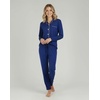 image:image2 Pack Womens Pajama Sets 2 Piece Button Down Long Sleeve Top Pants PJsLong Sleeve  Set 7