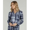 image:image2 Pack Womens Pajama Sets 2 Piece Button Down Long Sleeve Top Pants PJsLong Sleeve  Set 8
