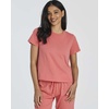 image:image2 Pack Womens Pajama Sets 2 Piece Cotton Crew Tee Capri Pants Sleepwear PJSet 5