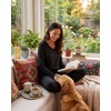 image:image2 Pack Womens Pajama Sets 2 Piece Cotton Long Sleeve Top Pants SleepwearSet 8