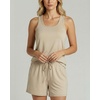 image:image2 Pack Womens Pajama Sets 2 Piece Tank Top Sleep Shorts Sleepwear LoungeSet 2