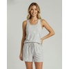 image:image2 Pack Womens Pajama Sets 2 Piece Tank Top Sleep Shorts Sleepwear LoungeSet 6
