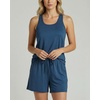 image:image2 Pack Womens Pajama Sets 2 Piece Tank Top Sleep Shorts Sleepwear LoungeSet 8