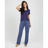 image:image2 Pack Womens Pajama Sets Short Sleeve Sleepwear Comfy Cute Loungewear PJSet B Purple  Blue