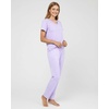 image:image2 Pack Womens Pajama Sets Short Sleeve Sleepwear Comfy Cute Loungewear PJSet B Purple  Blue
