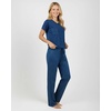 image:image2 Pack Womens Pajama Sets Short Sleeve Sleepwear Comfy Cute Loungewear PJSet C Gray  Navy