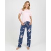 image:image2 Pack Womens Pajama Sets Short Sleeve Sleepwear Comfy Cute Loungewear PJSet G Purple  Pink