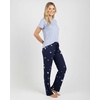 image:image2 Pack Womens Pajama Sets Short Sleeve Sleepwear Comfy Cute Loungewear PJSet I Navy  Burgundy