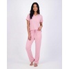 image:image2 Pack Womens Pajama Sets Short Sleeve Sleepwear Comfy Cute Loungewear PJSet P Pinkaboo  Navy Blazer Yummy Print