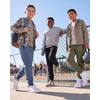 image:image3 Pack Boys Fleece Joggers Sweatpants Kids Youth Sweats Athletic Pants TeenSolid Black  Solid Olive Night  Solid Vintage Indigo
