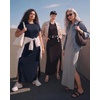 image:image3 Pack Womens Maxi Dresses Casual Short Sleeve TShirt Dress Long SlitSet 10