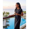 image:image3 Pack Womens Maxi Dresses Casual Short Sleeve TShirt Dress Long SlitSet 3