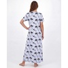 image:image3 Pack Womens Maxi Long Nightgowns Short Sleeve Night Shirt PJ Sleep DressSet 1