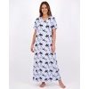 image:image3 Pack Womens Maxi Long Nightgowns Short Sleeve Night Shirt PJ Sleep DressSet 1