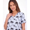 image:image3 Pack Womens Maxi Long Nightgowns Short Sleeve Night Shirt PJ Sleep DressSet 1