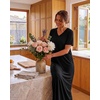 image:image3 Pack Womens Maxi Long Nightgowns Short Sleeve Night Shirt PJ Sleep DressSet 1