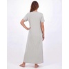 image:image3 Pack Womens Maxi Long Nightgowns Short Sleeve Night Shirt PJ Sleep DressSet 11