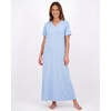image:image3 Pack Womens Maxi Long Nightgowns Short Sleeve Night Shirt PJ Sleep DressSet 12