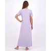 image:image3 Pack Womens Maxi Long Nightgowns Short Sleeve Night Shirt PJ Sleep DressSet 13