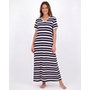 image:image3 Pack Womens Maxi Long Nightgowns Short Sleeve Night Shirt PJ Sleep DressSet 2