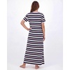 image:image3 Pack Womens Maxi Long Nightgowns Short Sleeve Night Shirt PJ Sleep DressSet 2
