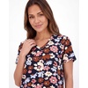 image:image3 Pack Womens Maxi Long Nightgowns Short Sleeve Night Shirt PJ Sleep DressSet 4