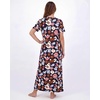 image:image3 Pack Womens Maxi Long Nightgowns Short Sleeve Night Shirt PJ Sleep DressSet 4