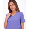 image:image3 Pack Womens Maxi Long Nightgowns Short Sleeve Night Shirt PJ Sleep DressSet 5