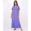 image:image3 Pack Womens Maxi Long Nightgowns Short Sleeve Night Shirt PJ Sleep DressSet 5