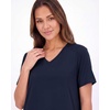 image:image3 Pack Womens Maxi Long Nightgowns Short Sleeve Night Shirt PJ Sleep DressSet 7