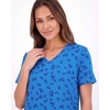 image:image3 Pack Womens Maxi Long Nightgowns Short Sleeve Night Shirt PJ Sleep DressSet 8